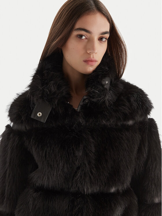 Patrizia Pepe Patrizia Pepe Γούνα 2O0174 E077 K103 Μαύρο Regular Fit