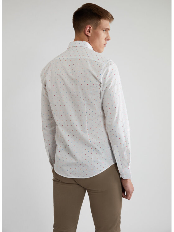 Pako Lorente Pako Lorente Koszula P22SF-1X-045 Biały Slim Fit