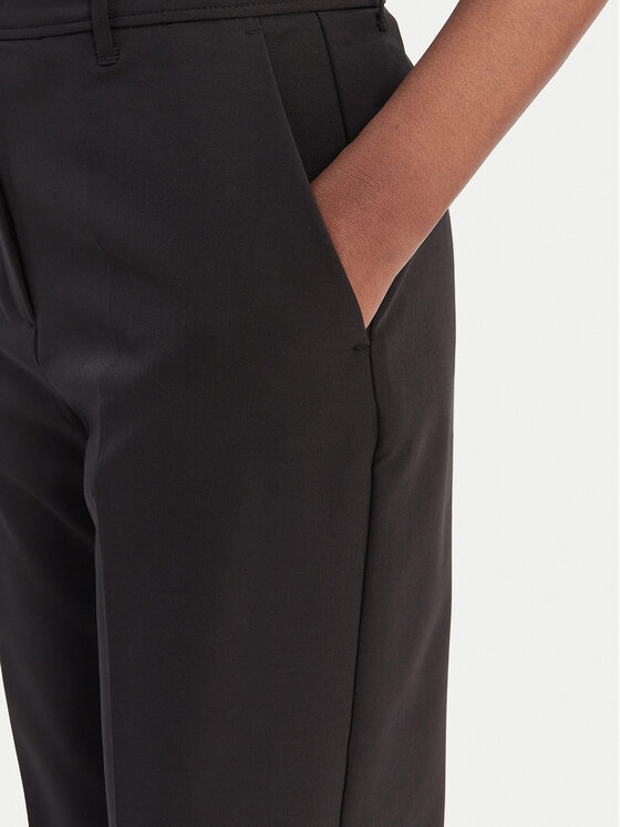 Guess Guess Szövet nadrág W6RB02 WH9Y2 Fekete Regular Fit