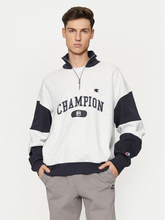 Champion Felpa 220435 Grigio Regular Fit Modivo