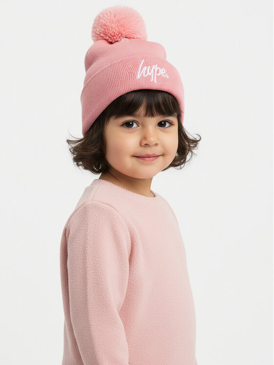 HYPE HYPE Sapka Bobble Script YVLR-714 Rózsaszín