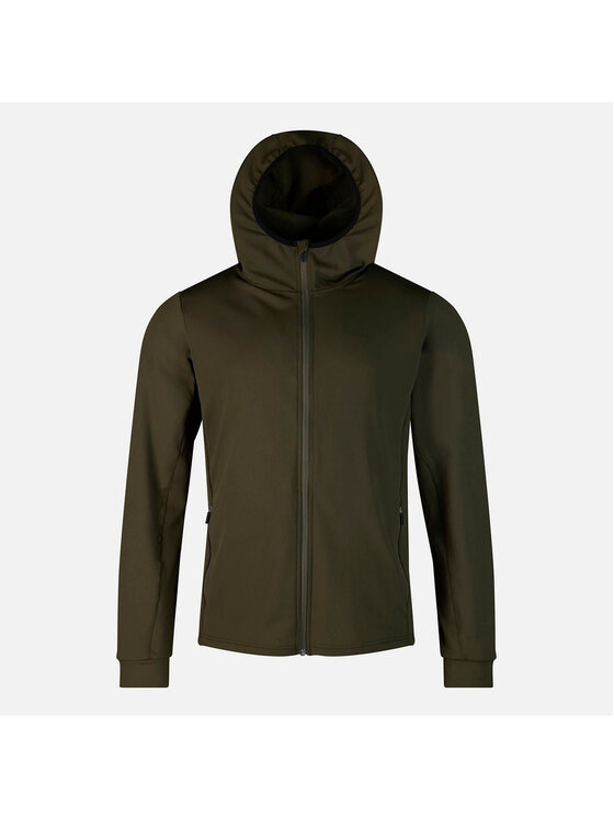 Rossignol Rossignol Bluza techniczna Mid Layer Stretch Hoodie Zielony ciemny Regular Fit
