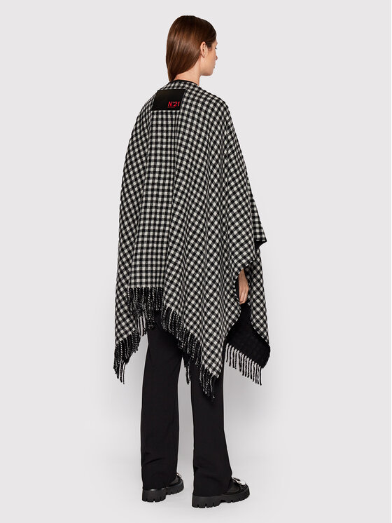 N°21 N°21 Пончо 22I N2M1 6903 6983 Черен Regular Fit