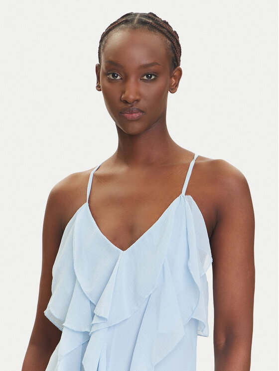 Vero Moda Vero Moda Sukienka wieczorowa Camille 10336405 Błękitny Regular Fit