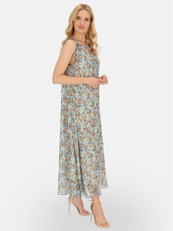 L’AF L’AF Sukienka letnia Vega Zielony Relaxed Fit