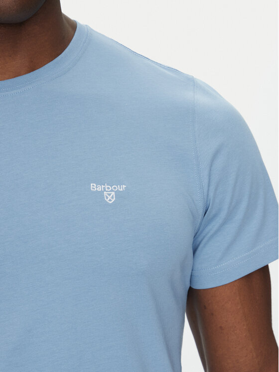 Barbour Barbour T-särk Essential Sports MTS0331BL33 Sinine Tailored Fit