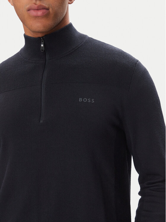 BOSS BOSS Svetr Momentum-X QZ 50547898 Tmavomodrá Regular Fit