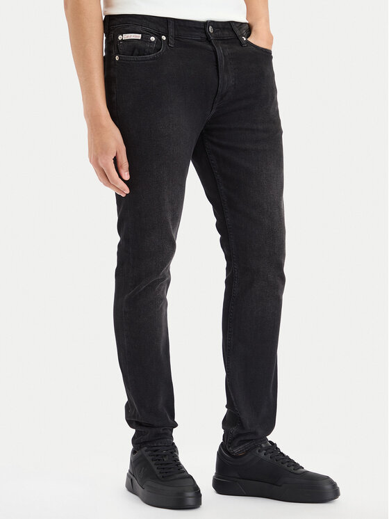 Calvin Klein Jeans Calvin Klein Jeans Farmer LV04RG713G Fekete Slim Fit