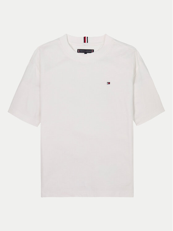 Tommy Hilfiger Tommy Hilfiger T-shirt Essential Archive KB0KB09646 S Bijela Regular Fit