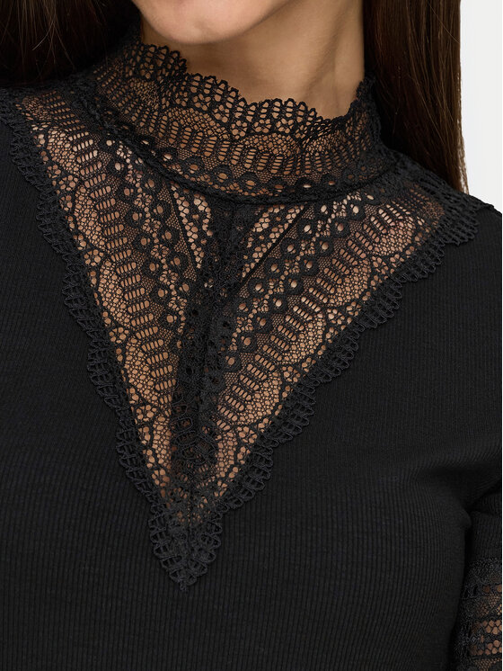 ONLY ONLY Blusa Tilde 15335353 Nero Slim Fit