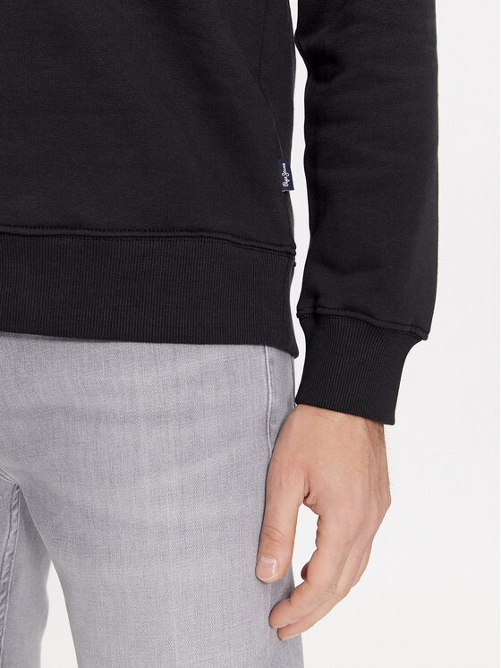 Pepe Jeans Pepe Jeans Μπλούζα Raven PM582555 Μαύρο Regular Fit
