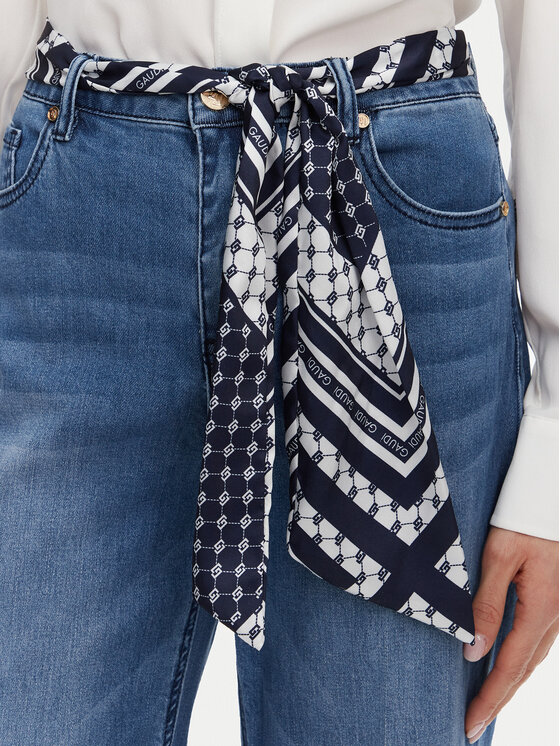 Gaudi Gaudi Jeans hlače 511BD26009 Modra Wide Leg