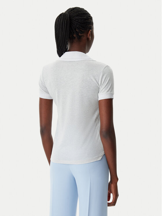 Patrizia Pepe Patrizia Pepe Polo marškinėliai 8K0279/K128-W180 Sidabrinė Regular Fit
