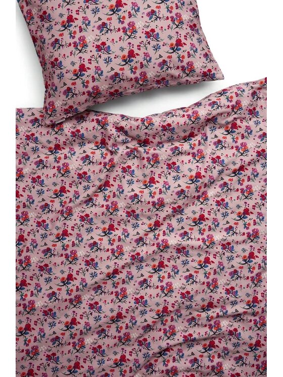White pocket White pocket Komplet pościeli satynowa Kolorowy