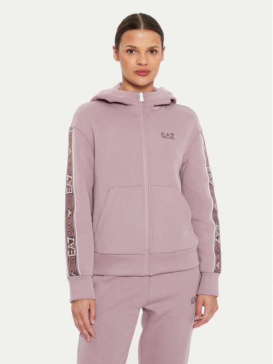 EA7 Emporio Armani EA7 Emporio Armani Džemperis ar kapuci 6DTM03 TJUXZ 1341 Rozā Regular Fit
