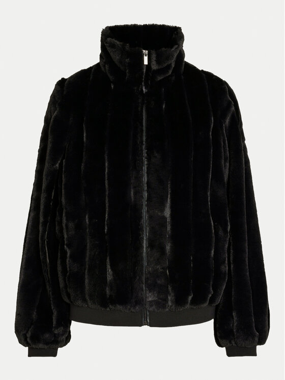 Vila Vila Karusnahk Embra 14097836 Must Regular Fit