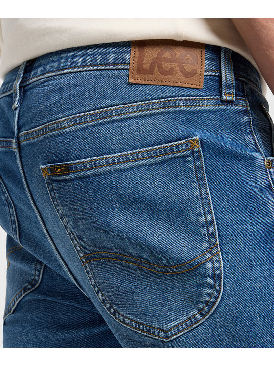 Lee Lee Jeansy 112363718 Niebieski Slim Fit