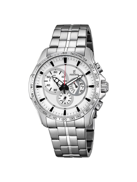 Festina Festina Zegarek F6849-1 Srebrny