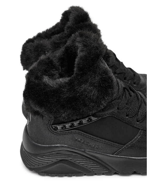 Skechers Skechers Botki Uno Lite - Comfurt Collar 310396L/BBK Czarny