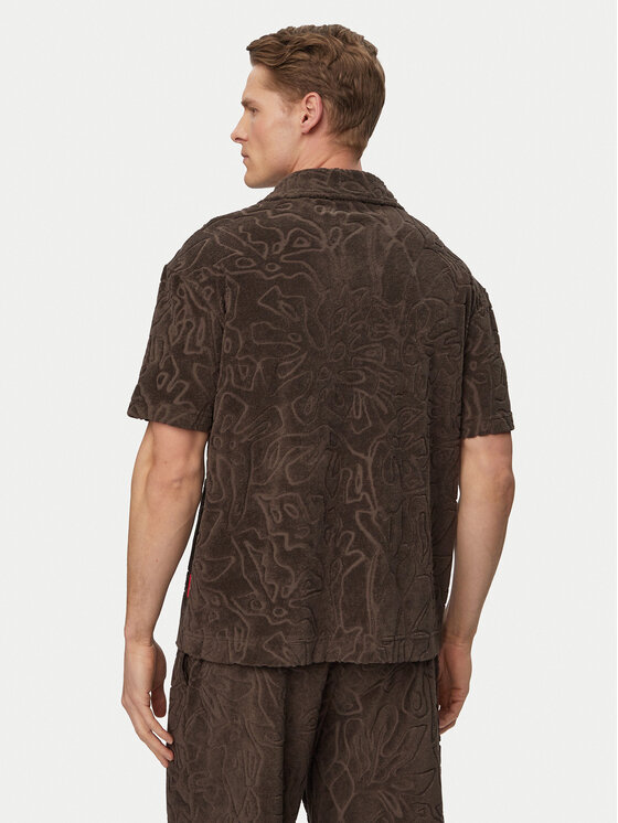 JOOP! Jeans JOOP! Jeans Риза Moana 30101962 Тъмнокафяв Regular Fit