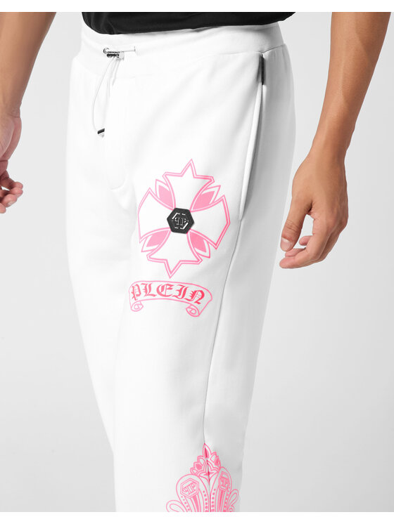 PHILIPP PLEIN PHILIPP PLEIN Spodnie dresowe 25983 Różowy Jogger Fit
