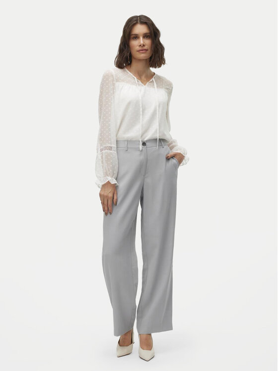 Vero Moda Vero Moda Majica Leah 10314692 Bijela Regular Fit