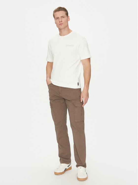 Napapijri Napapijri T-shirt S-Vanni NP0A4IED Bijela Regular Fit