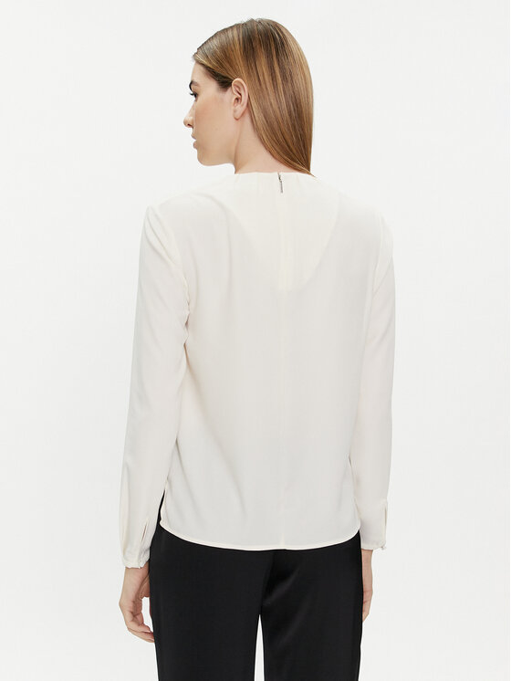 Calvin Klein Calvin Klein Bluse K20K207075 Écru Regular Fit