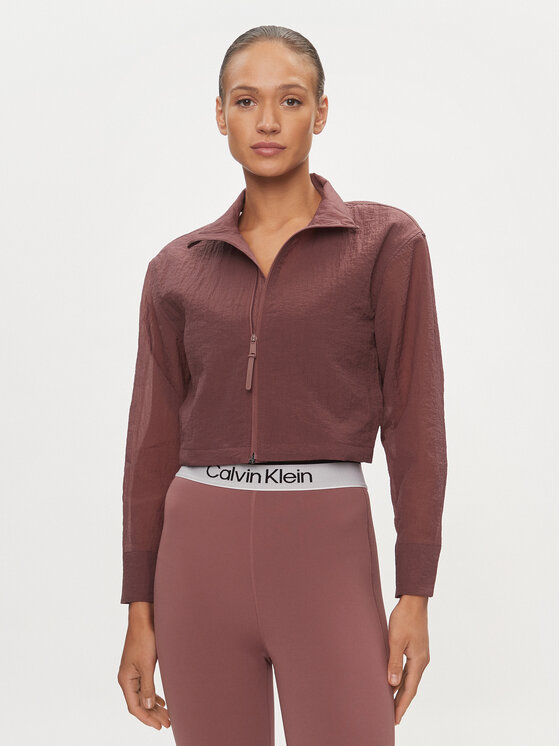 Calvin Klein Performance Vetrovka 00GWS4O516 Ružová Relaxed Fit