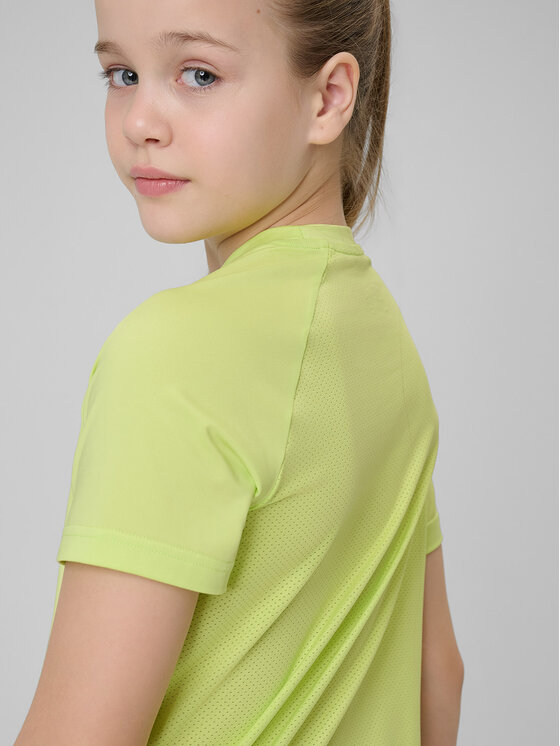 4F 4F Koszulka techniczna JOY MOTION Zielony Regular Fit