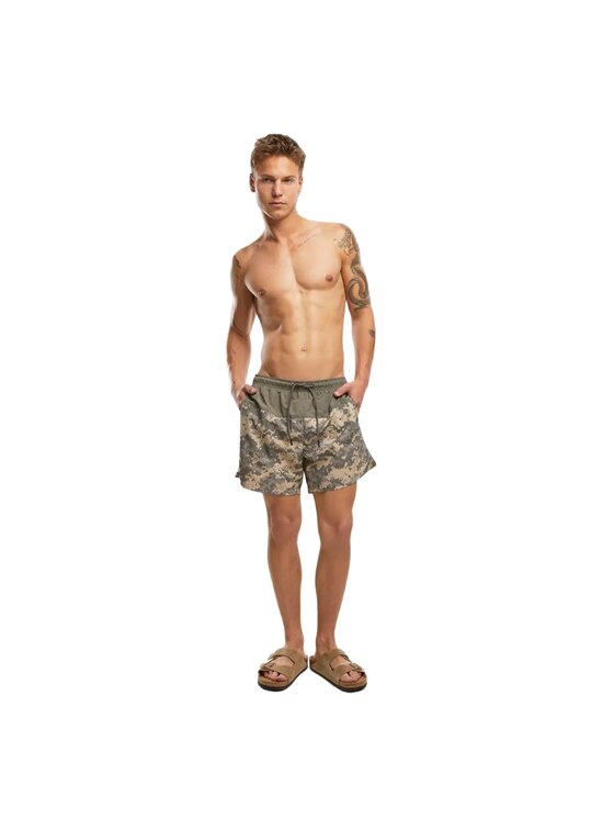 Brandit Brandit Szorty kąpielowe 2030 Khaki Regular Fit
