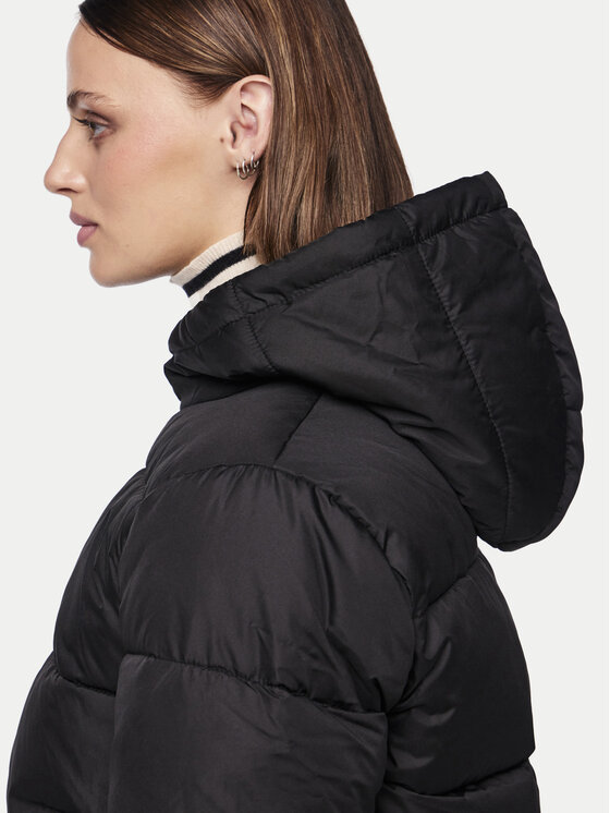 Pieces Pieces Μπουφάν χειμωνιάτικο 17115626 Μαύρο Regular Fit