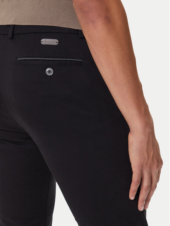 Bugatti Bugatti Stoffhose 4220 16224 Schwarz Slim Fit