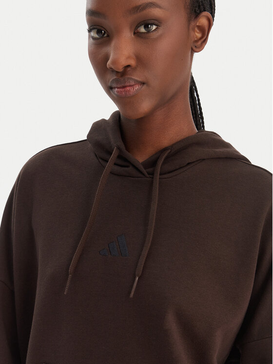 adidas adidas Felpa Seasonal Essentials Leopard Print KA4683 Marrone Loose Fit