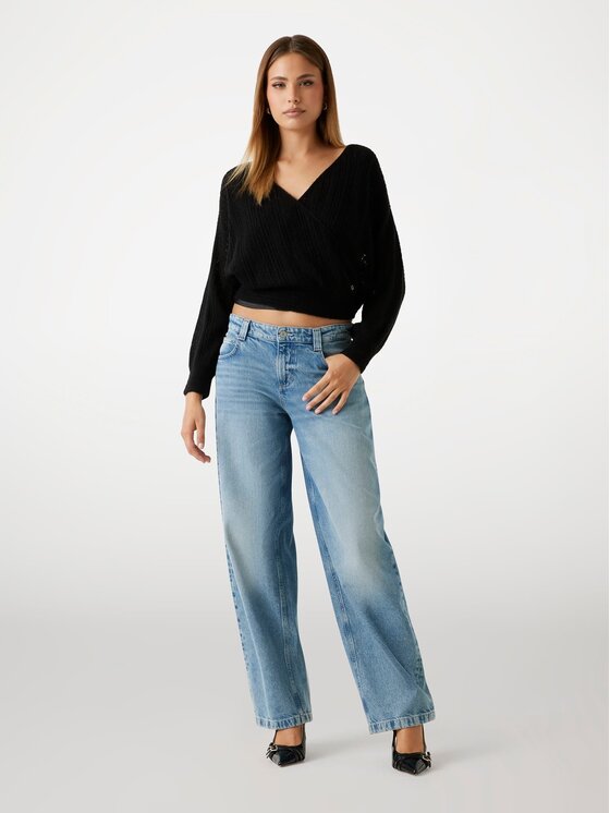 Guess Guess Sweter 178401 Czarny Classic Fit