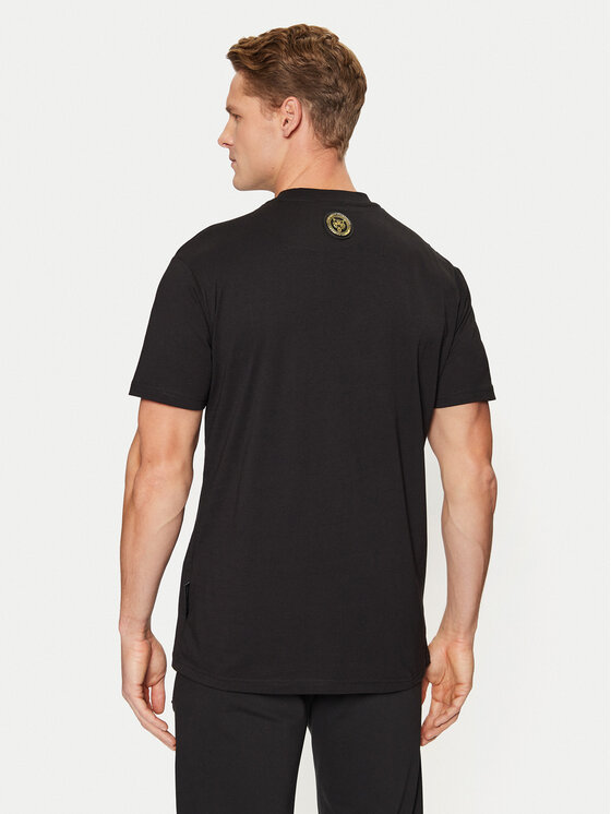 Plein Sport Plein Sport Marškinėliai AADC MTK6543 SJY001N Juoda Regular Fit