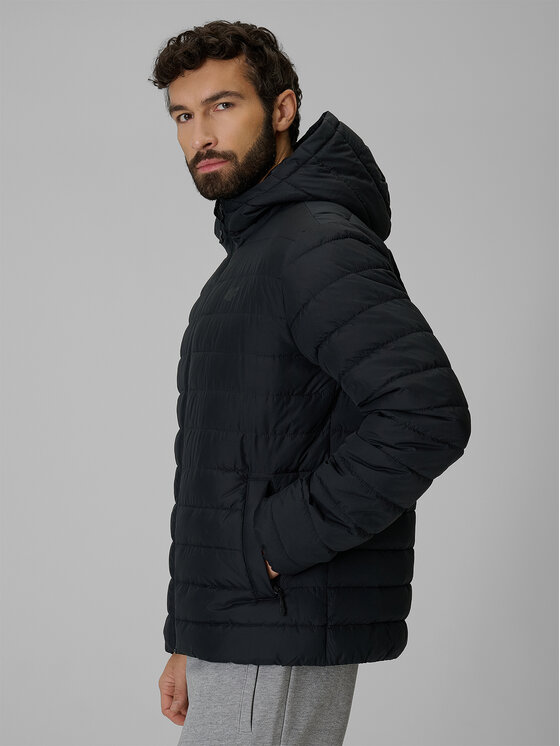 4F 4F Kurtka przejściowa CITY JACKETS Czarny Regular Fit