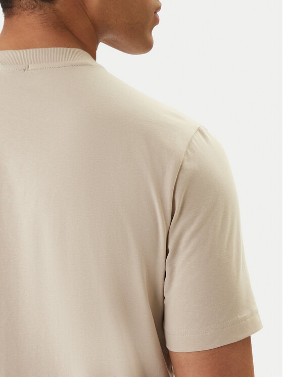 BOSS BOSS Póló 50506373 Bézs Regular Fit
