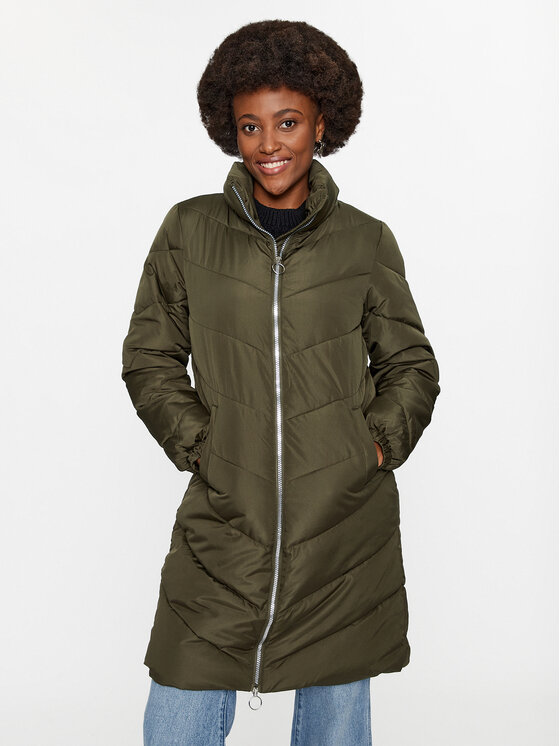 JDY JDY Зимно яке 15305658 Зелен Regular Fit