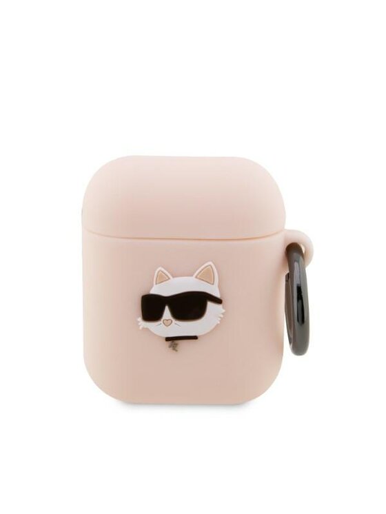 KARL LAGERFELD KARL LAGERFELD Etui na słuchawki AirPods 1/2 Różowy