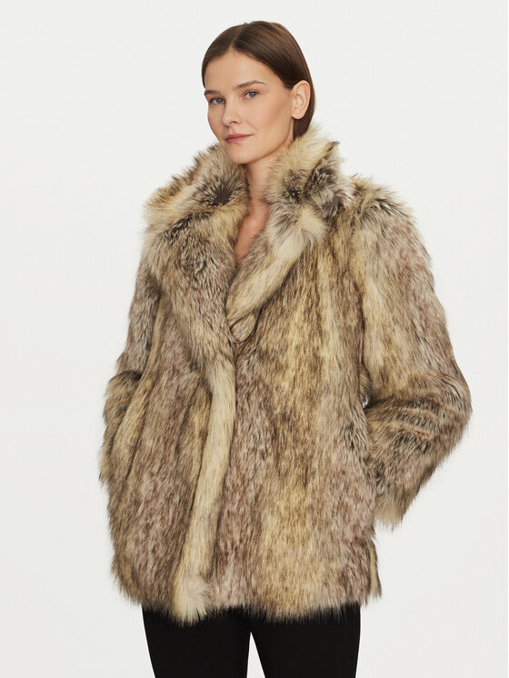 Imperial Imperial Шуба V9990022S Бежевий Regular Fit
