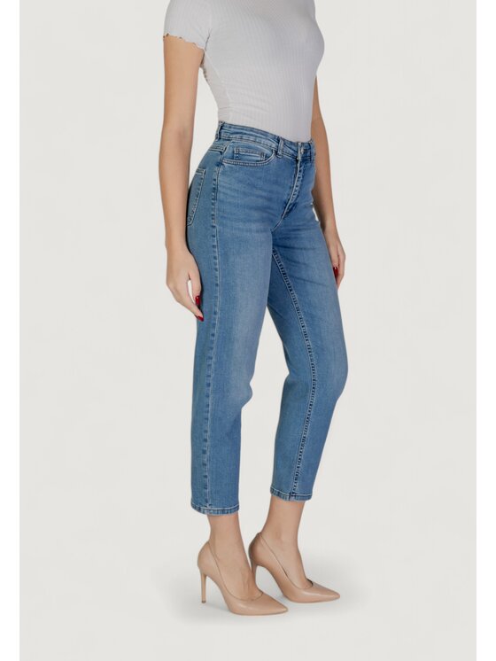 ICHI ICHI Jeans IHTWIGGY RAVEN Blu Mom Fit