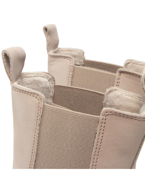 Tamaris Tamaris Kotníková obuv s elastickým prvkem 1-25498-29 Béžová