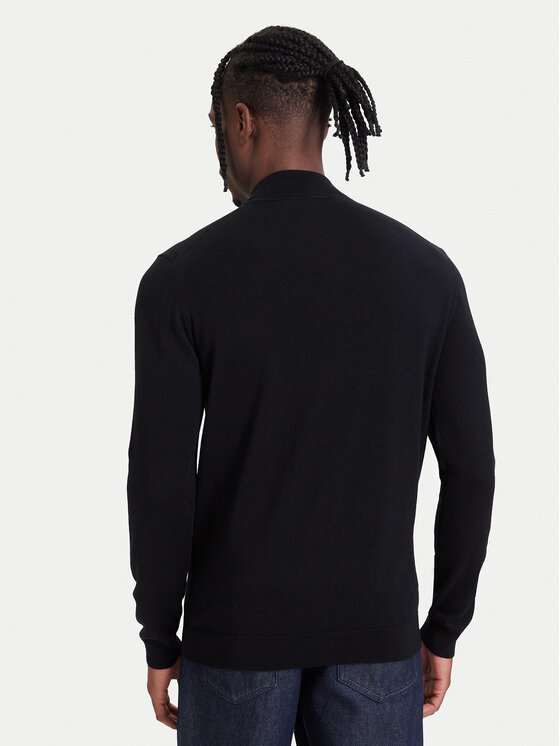 KARL LAGERFELD KARL LAGERFELD Golf 655002 564399 Czarny Regular Fit