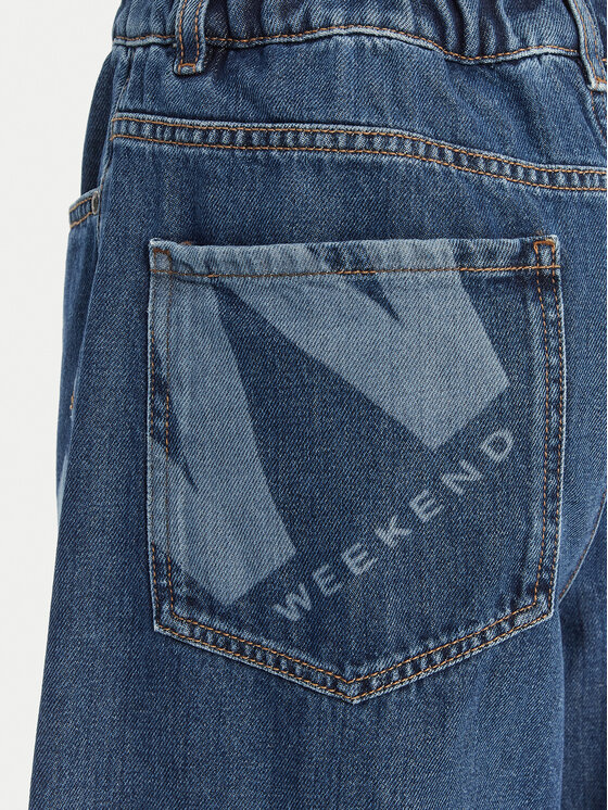 Weekend Max Mara Weekend Max Mara Jeans Vortice 2615181011 Blu scuro Wide Leg