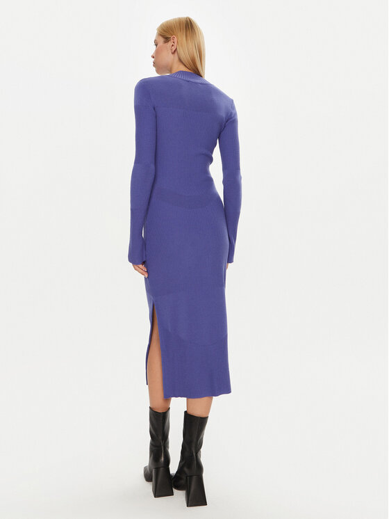 Patrizia Pepe Patrizia Pepe Trikotažinė suknelė 2A2848/K214 -CA29 Mėlyna Regular Fit