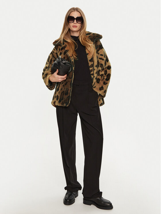 LOLA CASADEMUNT LOLA CASADEMUNT Cappotto in shearling LF2401010 Marrone Regular Fit