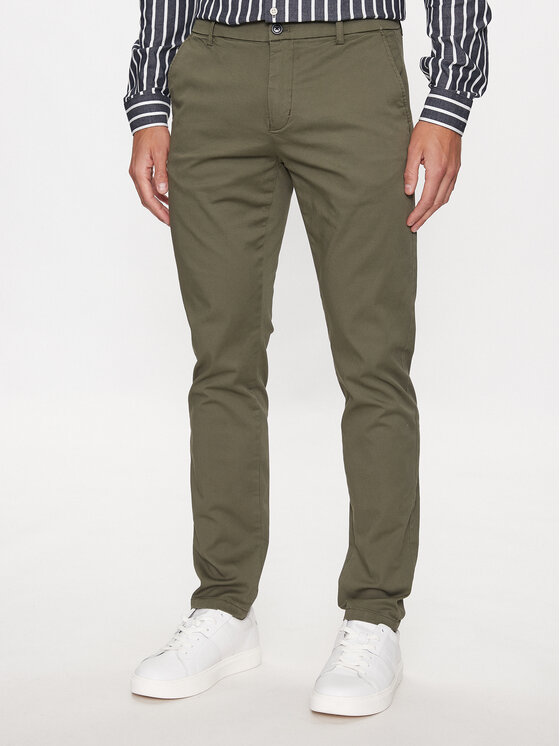 Lindbergh Lindbergh Chino 30-005044 Zelena Slim Fit