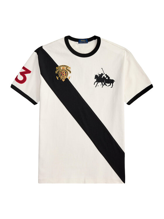 Polo Ralph Lauren Polo Ralph Lauren Tricou 710B14215001 Écru Classic Fit