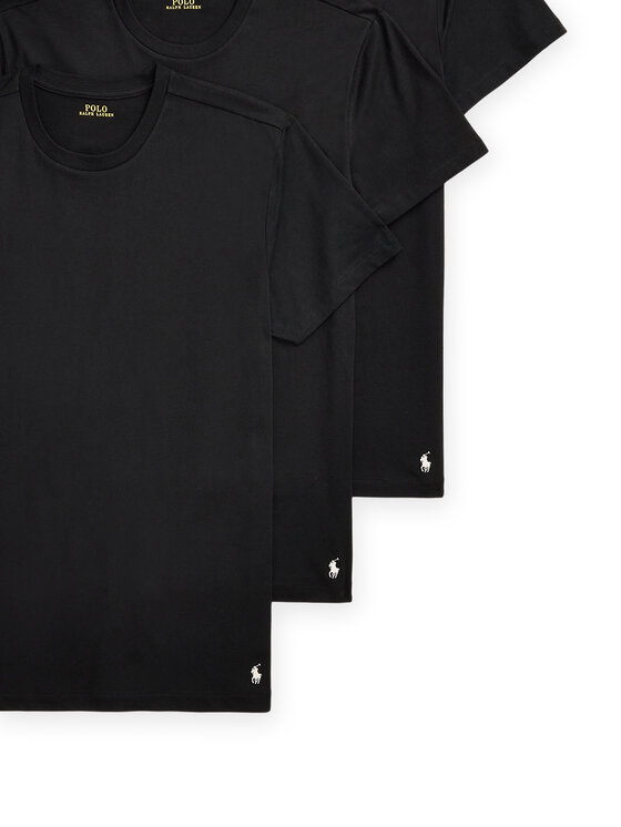 Polo Ralph Lauren Polo Ralph Lauren 3 marškinėlių komplektas 714830304014 Juoda Regular Fit